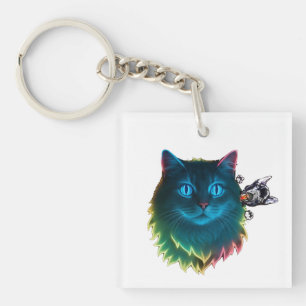 Porte-clefs séoul avec chats