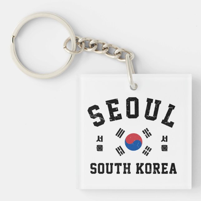 Porte-clefs Séoul Corée du Sud  (Devant)