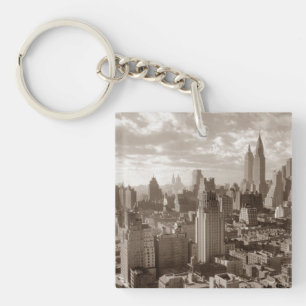 Porte-clefs Sepia New York