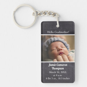 Porte-clefs Seras-tu ma faire-part de naissance Godmère