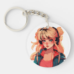 Porte-clefs Sérénade d'anime : Mélodie turquoise
