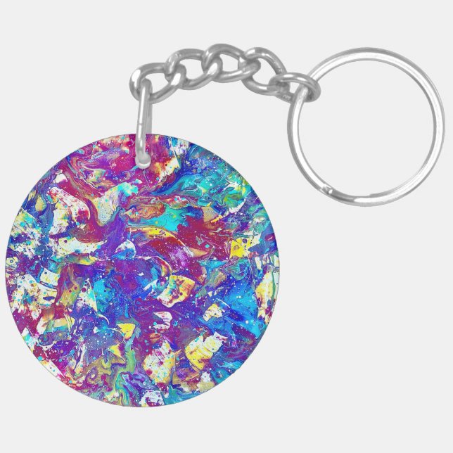 Porte-clefs Série Broken Mood Ring n° 1 – Spectre Fracturé (Dos droit)