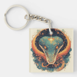 Porte-clefs Serpent ardent à l'énergie dynamique