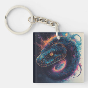 Porte-clefs Serpent ardent à l'énergie dynamique