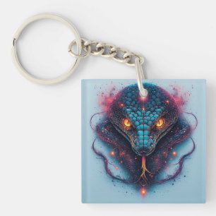 Porte-clefs Serpent ardent à l'énergie dynamique