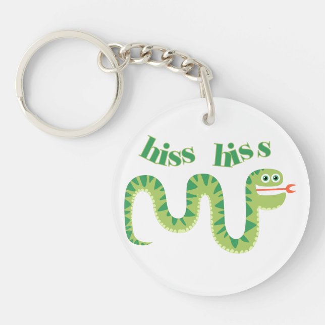 Porte-clefs Serpent de sifflement de sifflement (Devant)