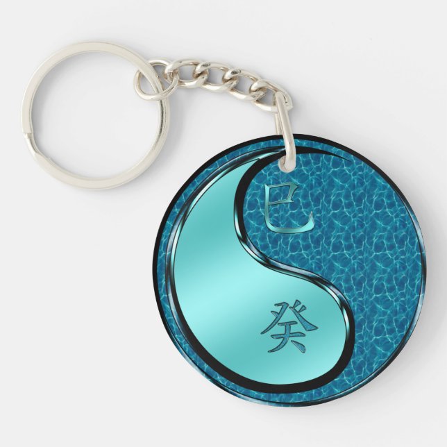 Porte-clefs Serpent d'eau (Devant)