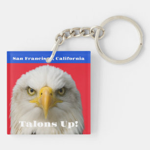 Porte-clefs Serres levées ! 1776–2026 Aigle • Fierté recto-ver