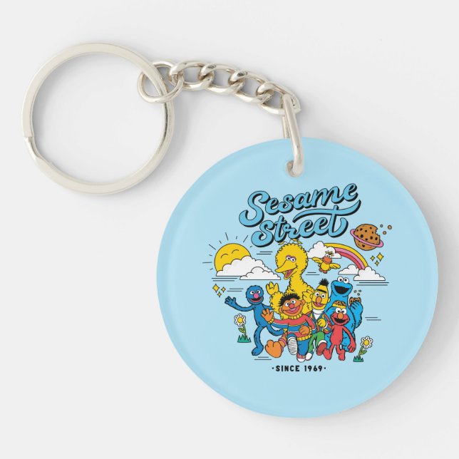 Porte-clefs Sesame Street | Amis depuis 1969 (Devant)