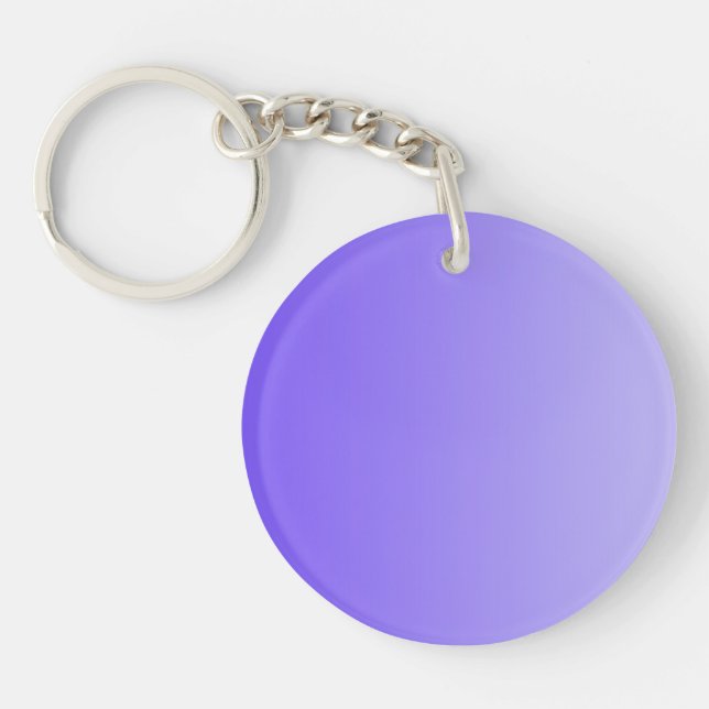 Porte-clefs SEULEMENT dégradés de COULEUR - violet (Devant)