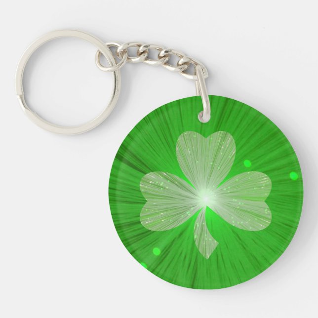 Porte-clefs Shamrock double face (Devant)