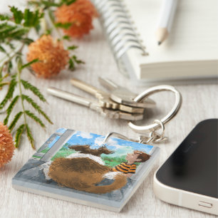 Porte-clefs Sheldon et Davie Relaxing