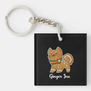 Porte-clefs shiba inu Don de chien pour Noël