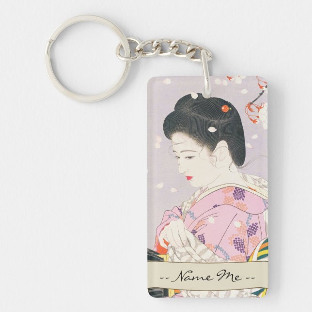 Porte-clefs Shimura Tatsumi cinq figures des beautés modernes (Devant)