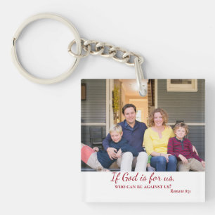 Porte-clefs Si Dieu soit pour nous Bible Verse Romains 8:31