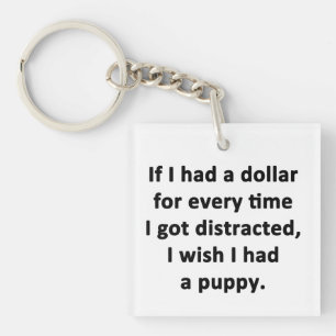 Porte-clefs Si j'avais un dollar