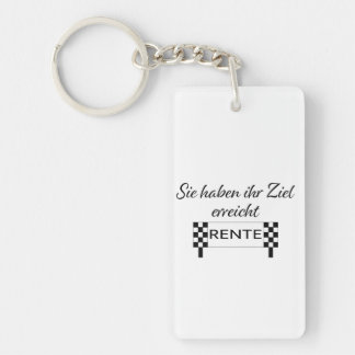 Porte-clefs Sie haben ihren Ziel erreicht Rente