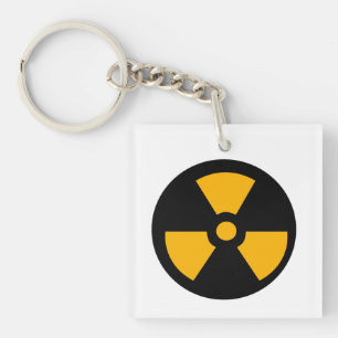 Porte-clefs Signal radioactif nucléaire