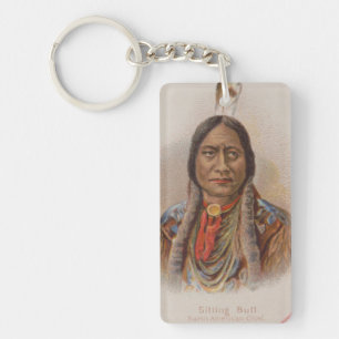 Porte-clefs Signaux de fumée : Lakota Indian Chief Sitting Bul