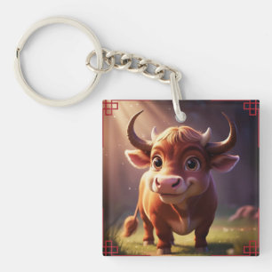 Porte-clefs Signe du zodiaque Bœuf 