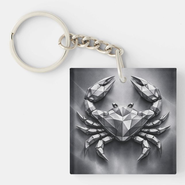 Porte-clefs signe du zodiaque cancer (Devant)