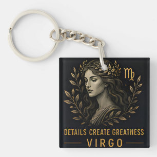 Porte-clefs Signe du zodiaque Vierge Date de naissance Horosco