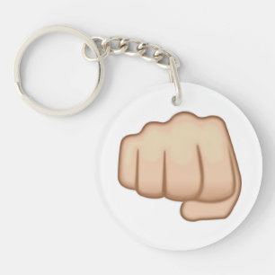 Porte-clefs Signe Emoji de main de Fisted