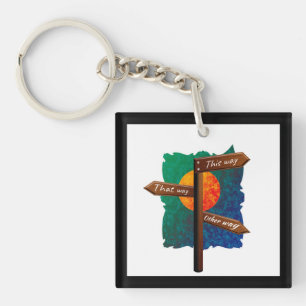 PORTE-CLEFS SIGNE ROUTIÈRE