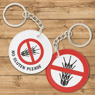 Porte-clefs Signe sans gluten