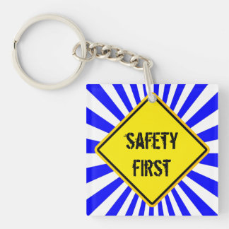 Porte-clefs signe, sécurité d'abord