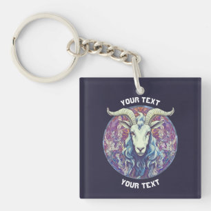 PORTE-CLEFS SIGNE ZODIAC CAPRICORN PERSONNALISÉ