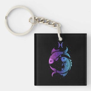 Porte-clefs Signe zodiacal des Poissons