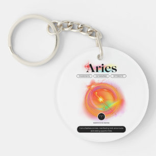 Porte-clefs SIGNE Zodiaque Moderne Citer Élément incendie