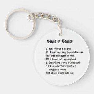 Porte-clefs Signes de beauté
