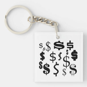 Porte-clefs Signes dollar