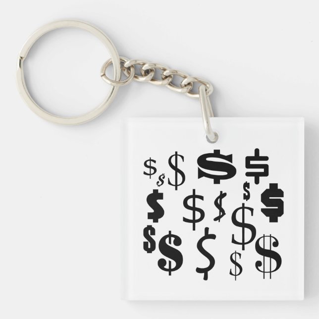 Porte-clefs Signes dollar (Devant)