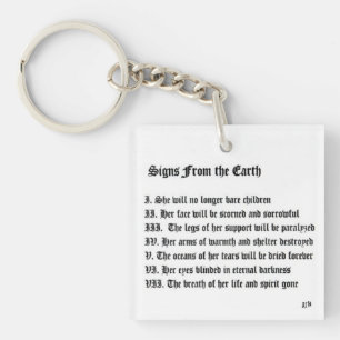 Porte-clefs Signs from The Earth