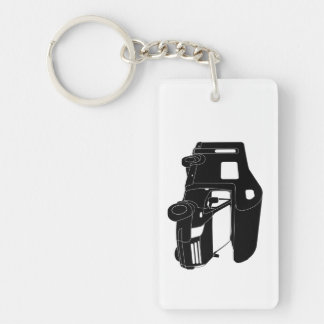 Porte-clefs Silhouette de la classe C Motorhome sur le porte -
