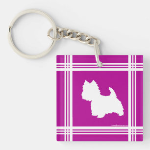 Porte-clefs Silhouette de Westie