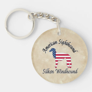 Porte-clefs Silken Windhound - American Sighthight
