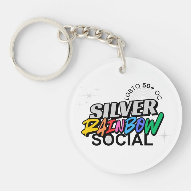 Porte-clefs Silver Rainbow Keychain (Devant)
