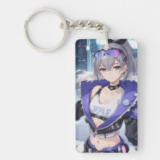 Porte-clefs Silver Wolf fan art 1