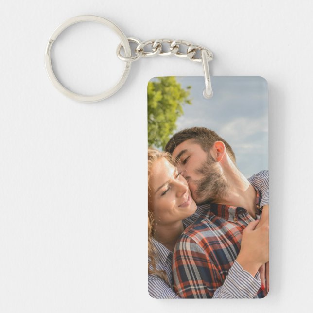 Porte-clefs Simple 2 photo double face (Devant)