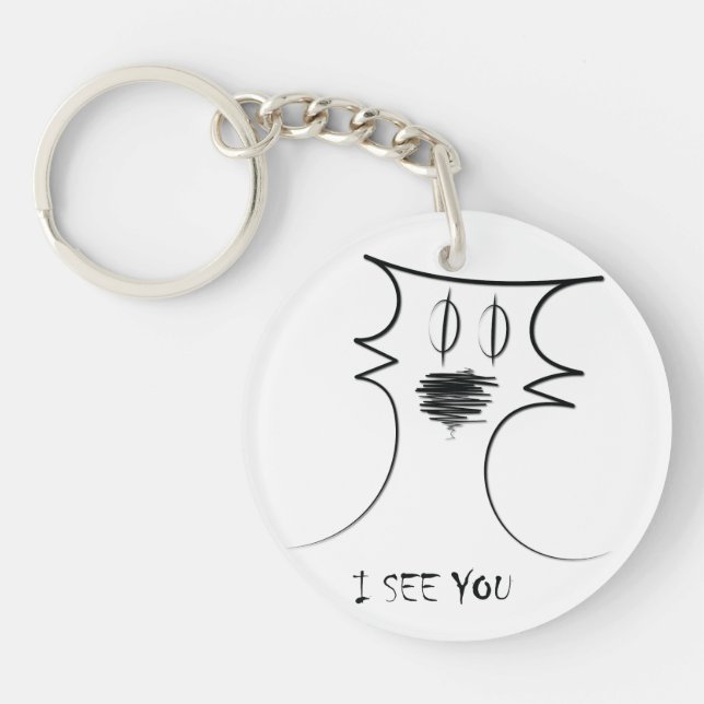 Porte-clefs Simple Gaze Tee (Devant)