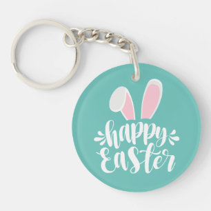 Porte-clefs Simple Mignonne Lapin Oreilles Joyeuses Pâques   P