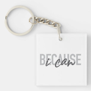 Porte-clefs Simple, moderne, cool, design urbain Parce que je