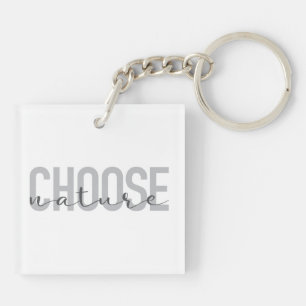 Porte-clefs Simple, moderne, urbain, design cool Choisir Natur