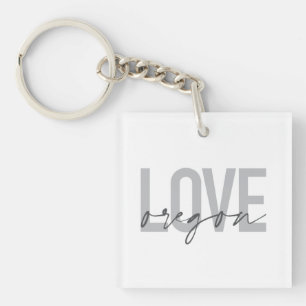 Porte-clefs Simple, urbain, moderne, tendance, design Love Ore