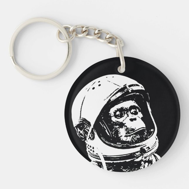 Porte-clefs Singe d'astronaute (Devant)