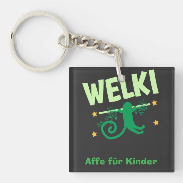 Porte-clefs singe flétri (Devant)